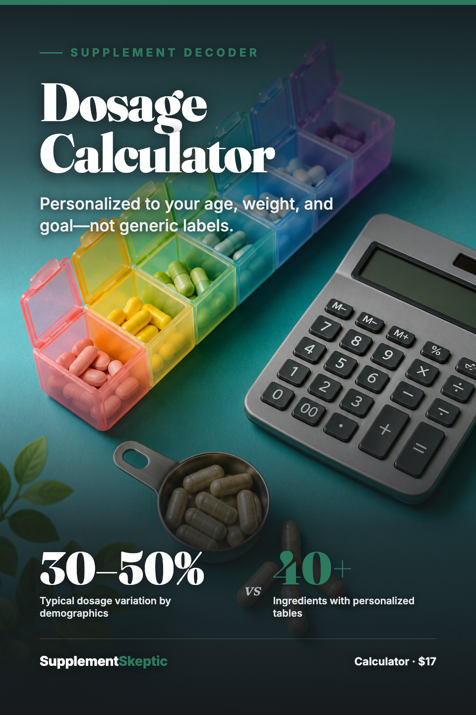 The Dosage Decoder Calculator cover