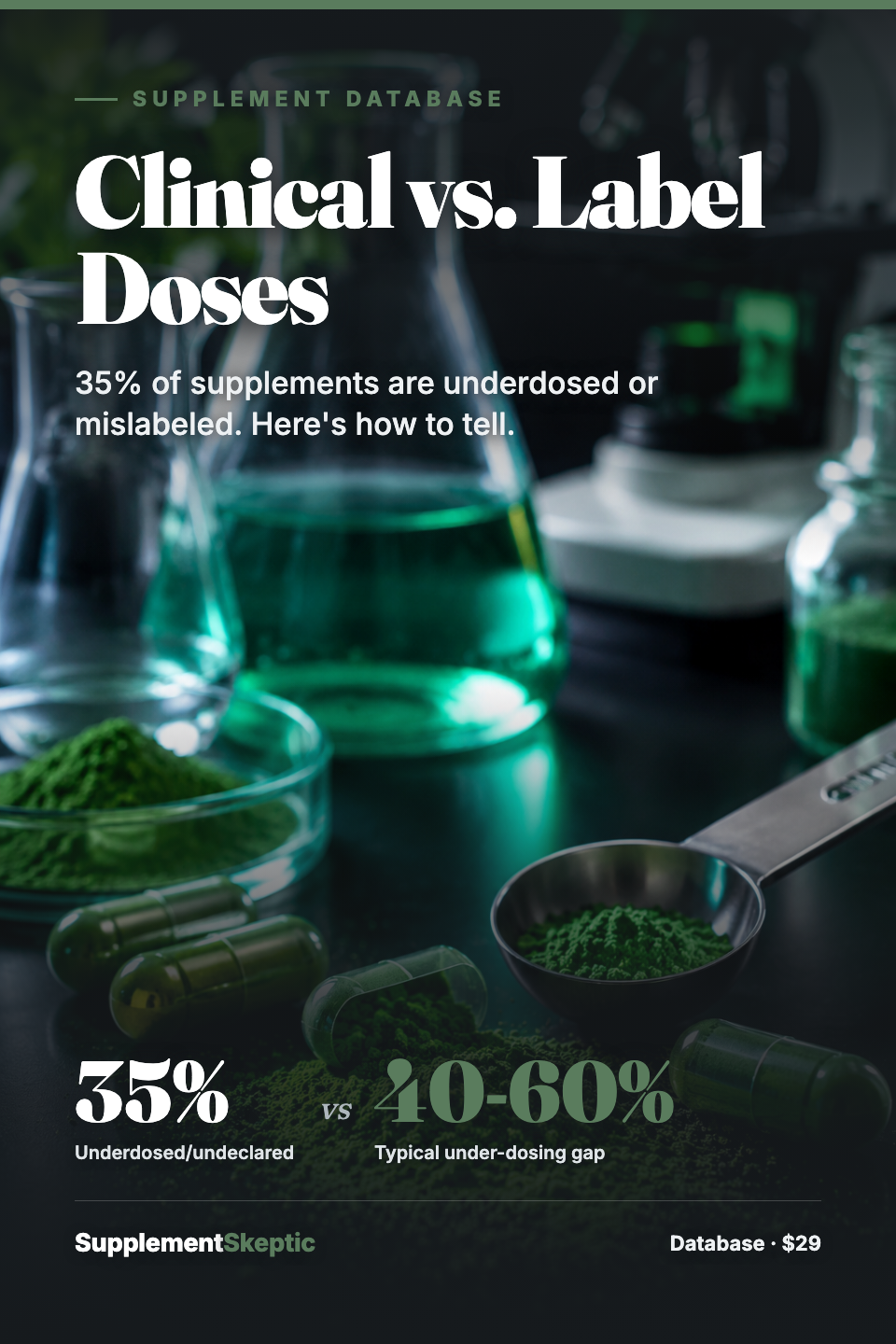 Ingredient Dosage Reference Guide (Clinical vs. Commercial Audit) cover