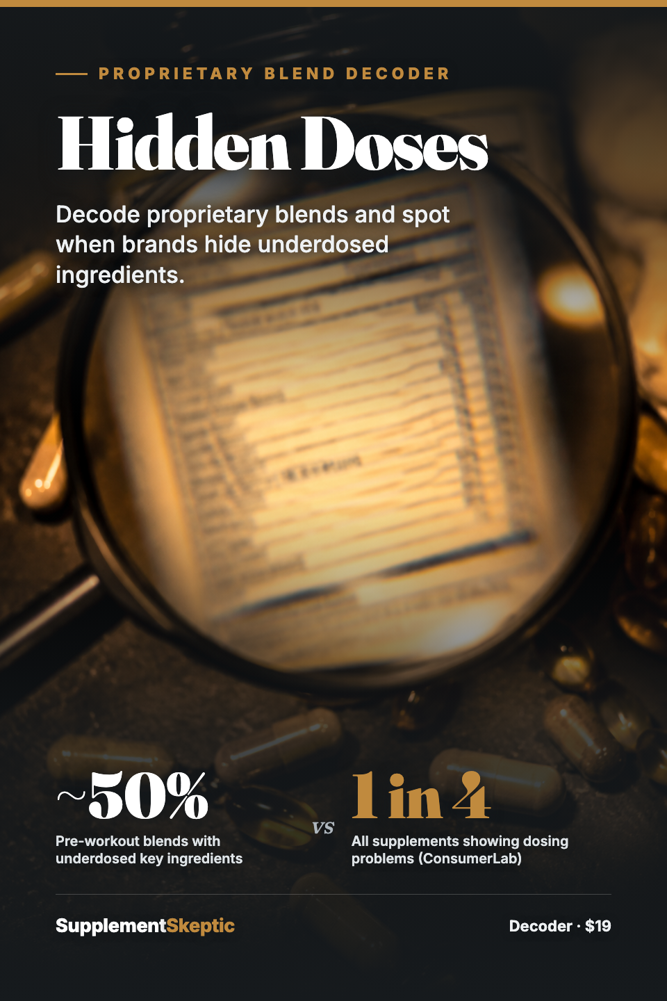 The Proprietary Blend Decoder cover