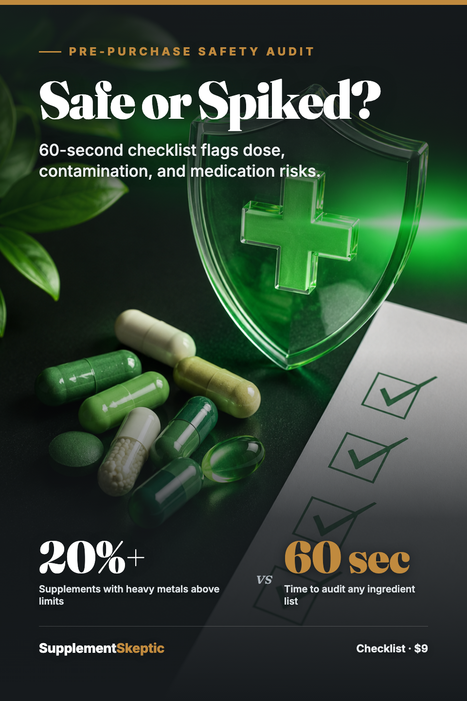 The Supplement Safety Audit cover
