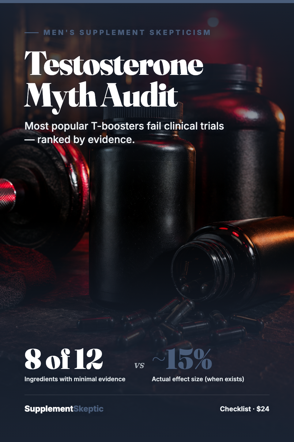 Testosterone Supplement Myth Audit cover