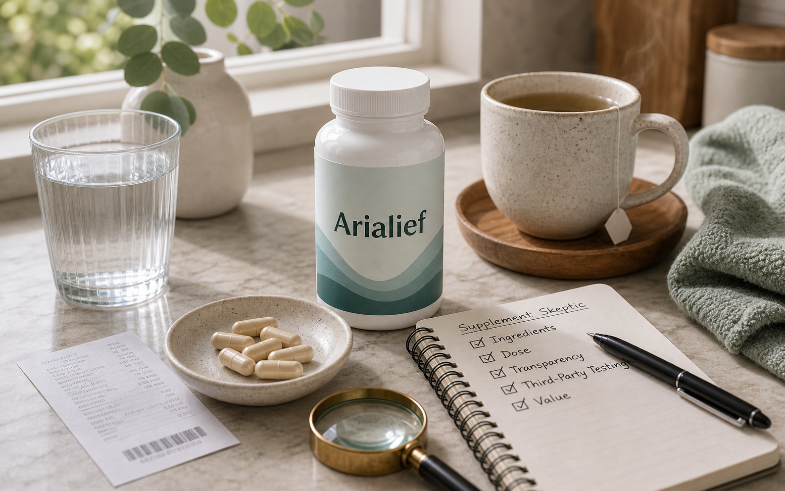 Arialief Top Offer (preliminary) review image from Supplement Skeptic