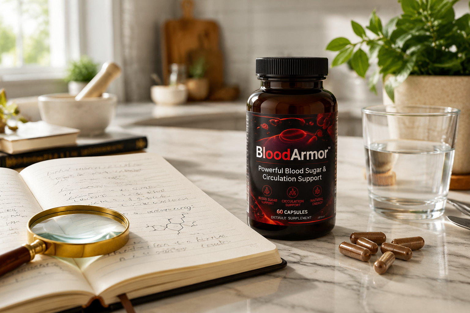 BloodArmor™ – Powerful Blood Sugar & Circulation Support Dietary Supplements review image from Supplement Skeptic