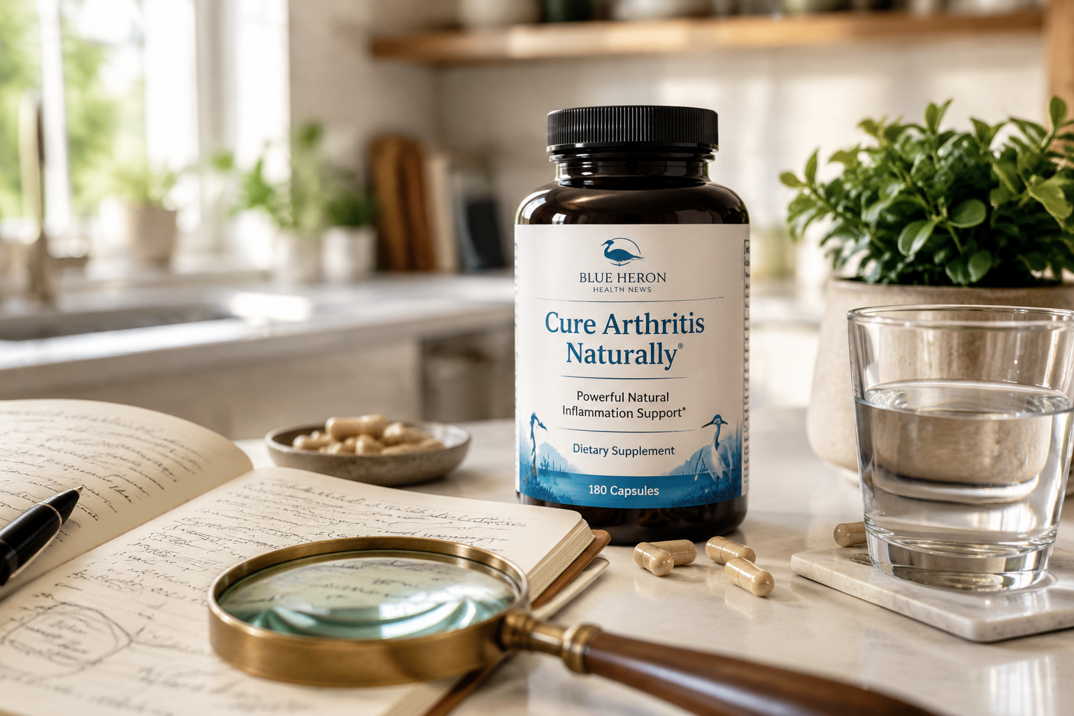 Cure Arthritis Naturally - Blue Heron Health News Remedies review image from Supplement Skeptic