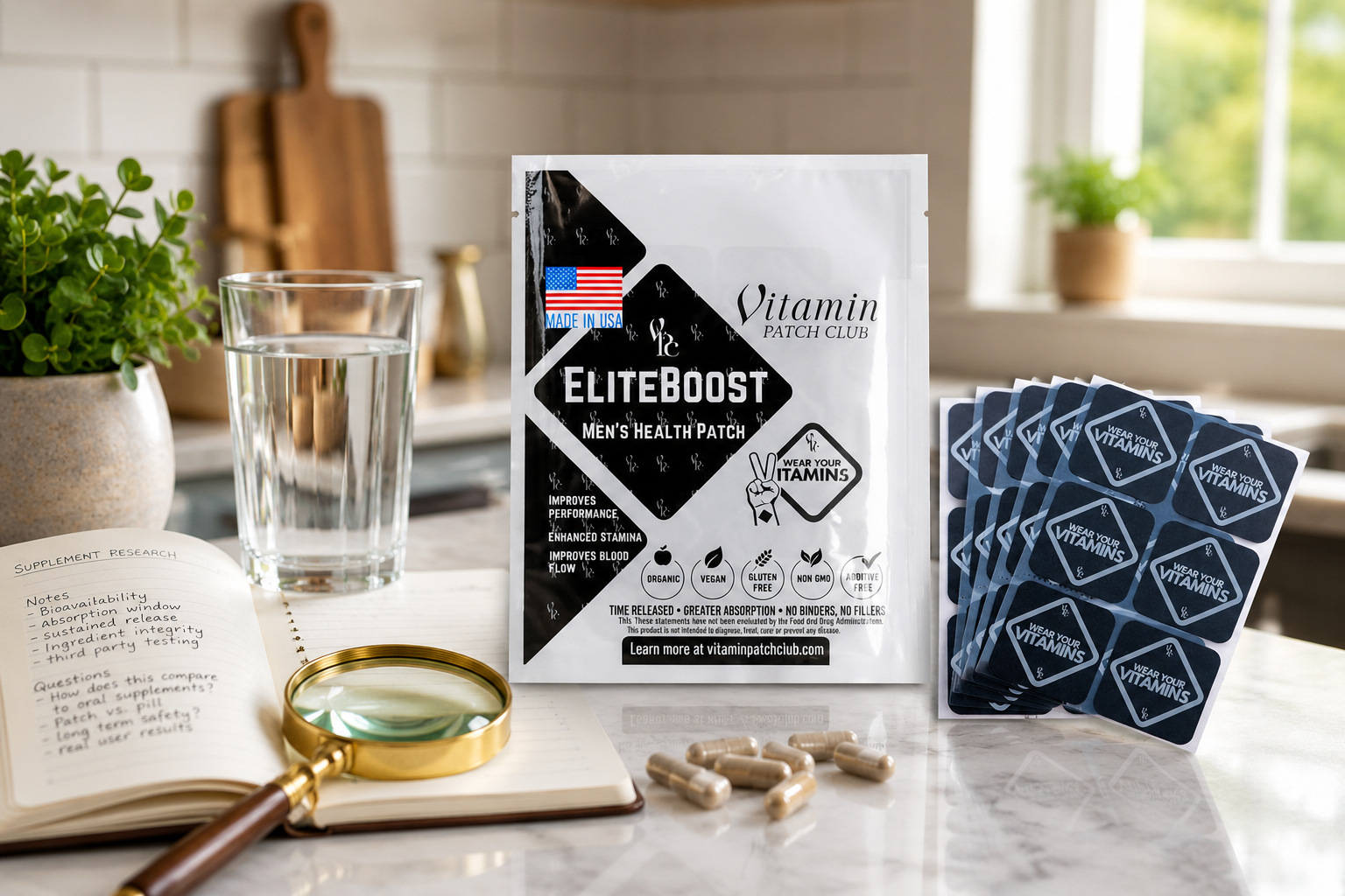 EliteBoost Men's Patch Men's Health review image from Supplement Skeptic