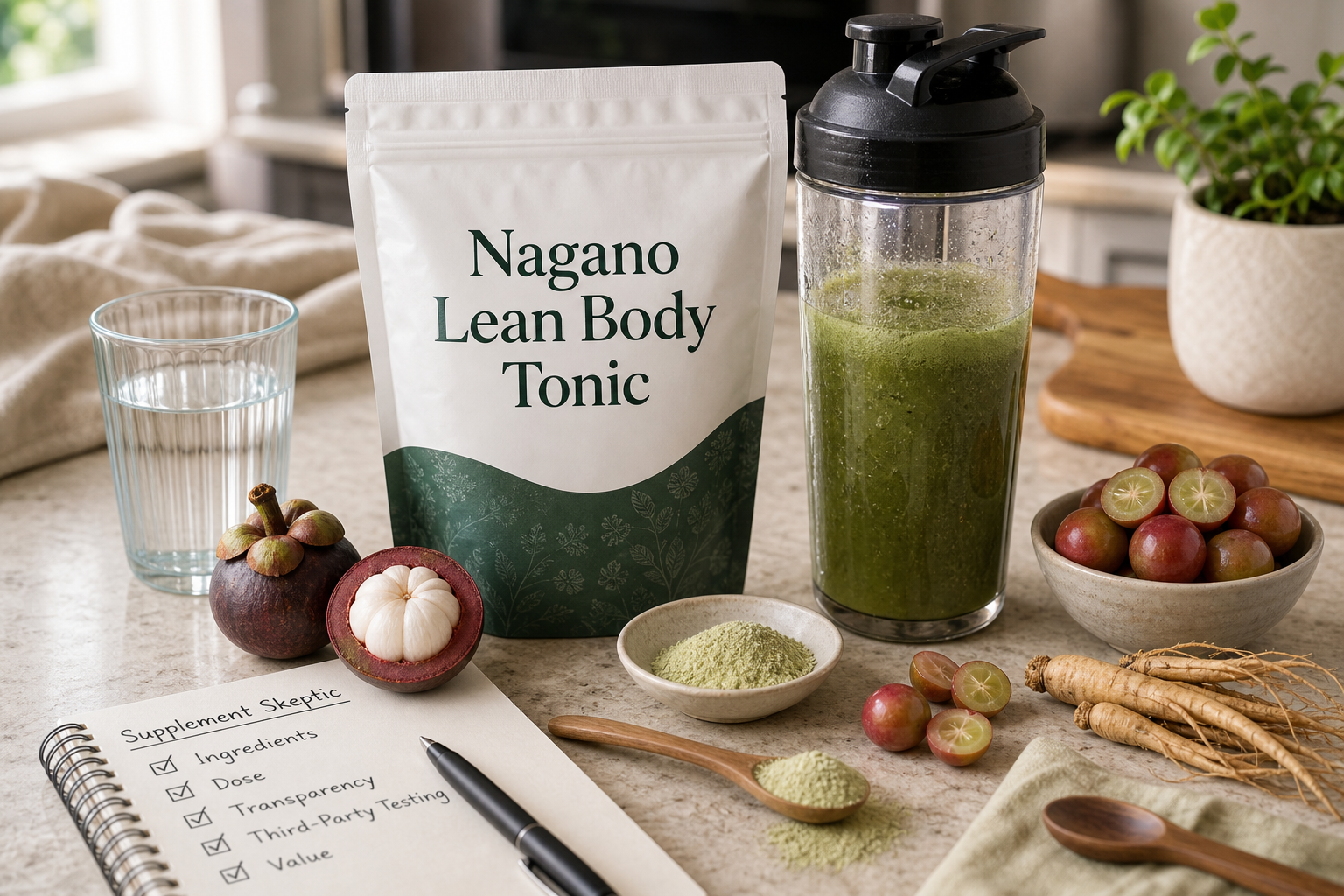 Nagano Lean Body Tonic Reviews 2026: Scam or Legit? Bitter Melon Tested Weight Loss review image from Supplement Skeptic