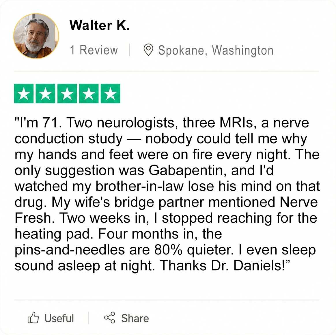 Nerve Fresh - NEW TOP NEUROPATHY PRODUCT FOR 2025 Dietary Supplements review image from Supplement Skeptic