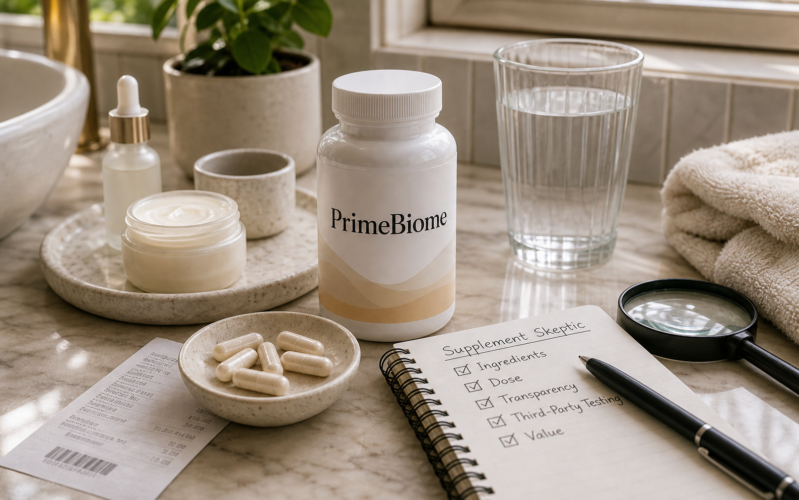 PrimeBiome Top Offer (preliminary) review image from Supplement Skeptic