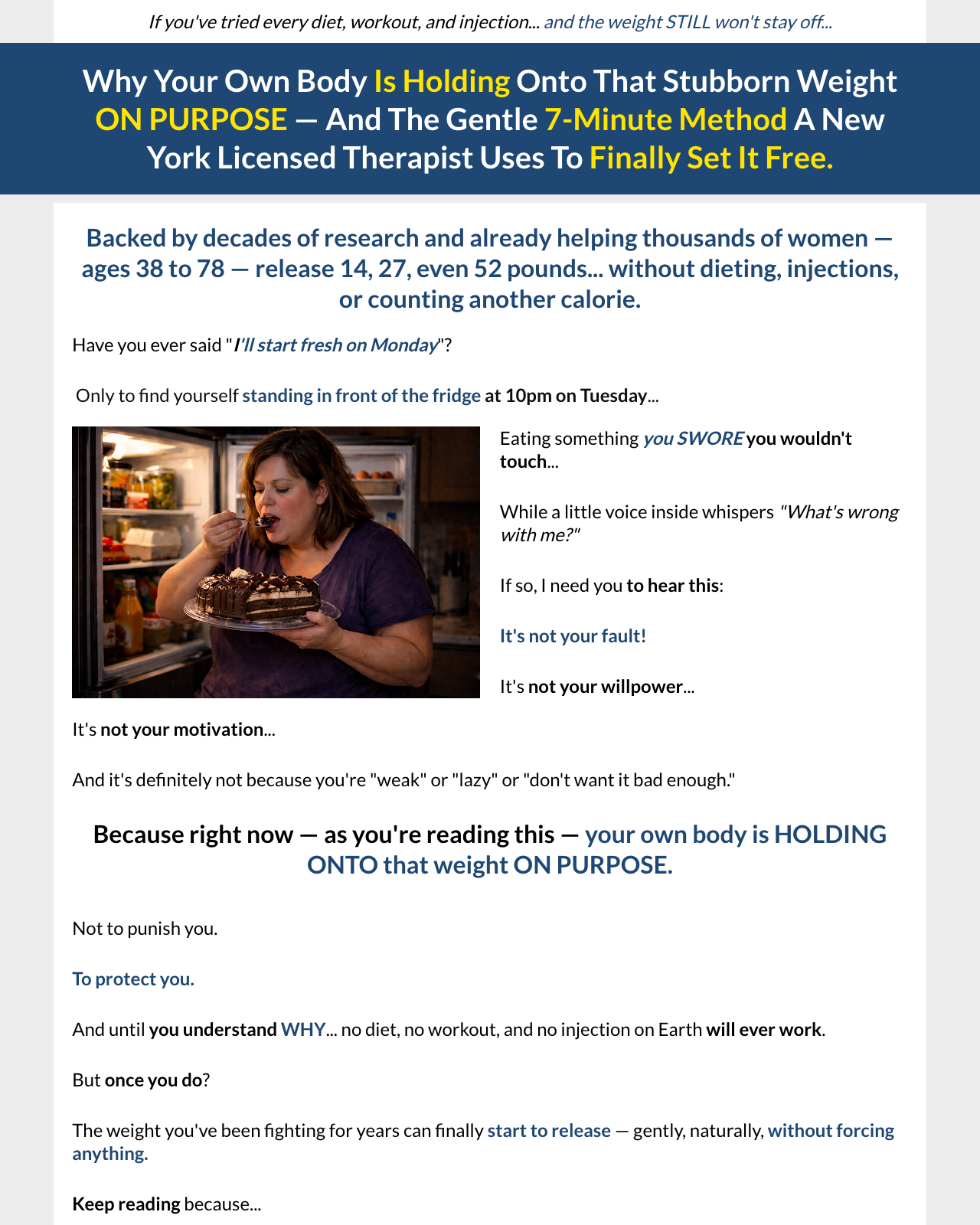 Screenshot of the Body Reset Sound Formula - NEW Digital Weight Loss Offer - $1.3 EPC sales page — open current offer