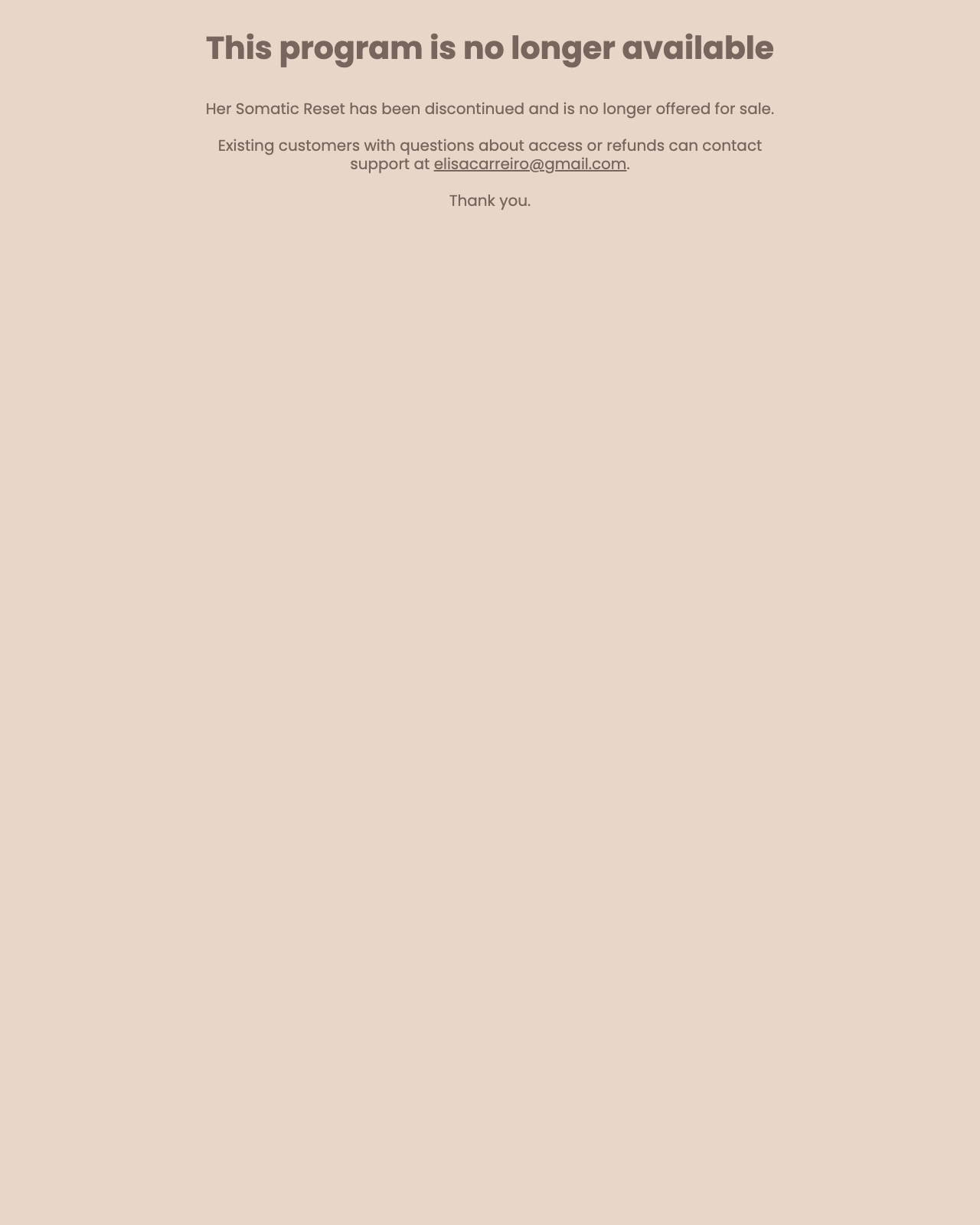 Her Somatic Reset | Natural Perimenopause & Menopause Balance Protocol Women's Health review image from Supplement Skeptic