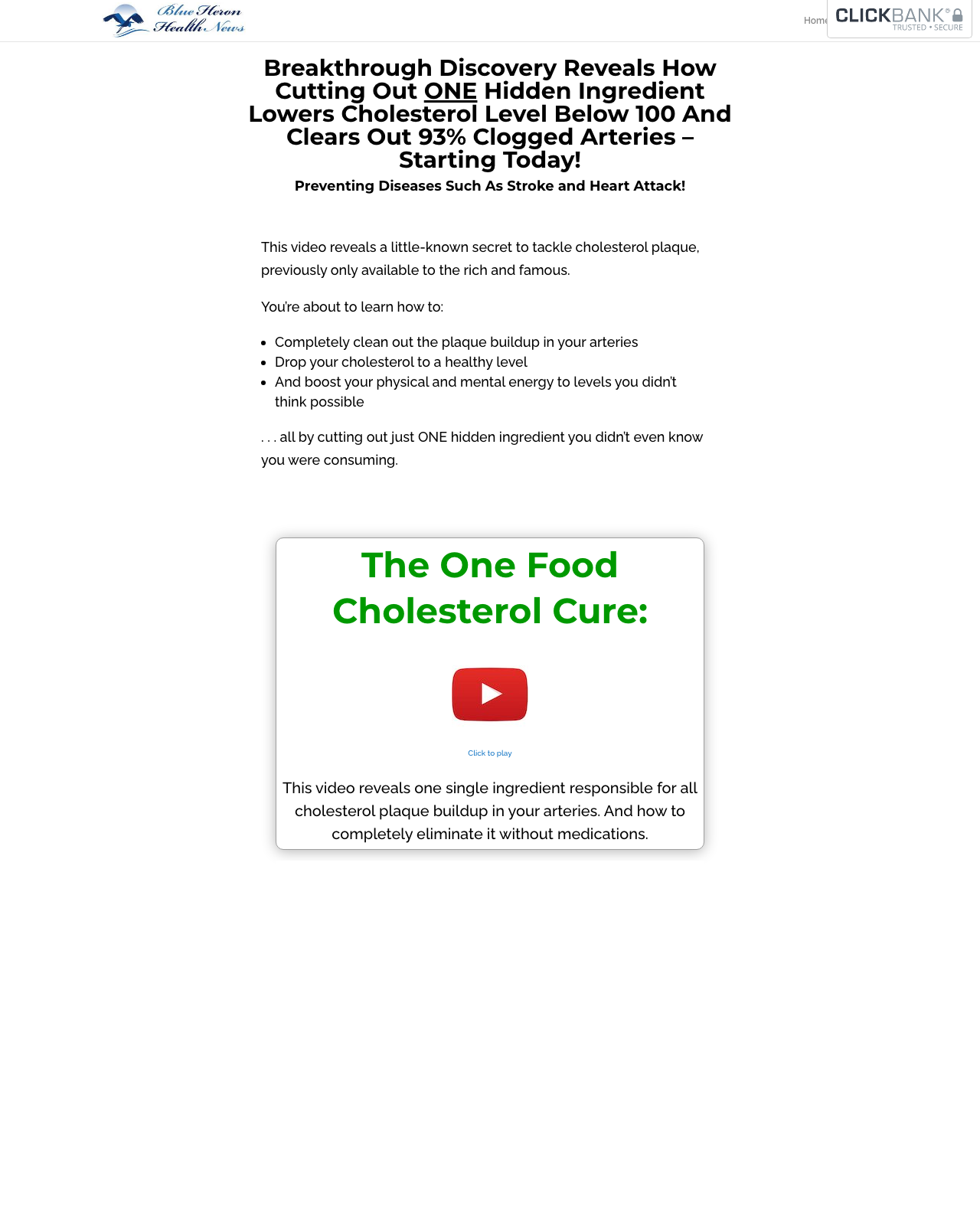 High Cholesterol Nutrition review image from Supplement Skeptic