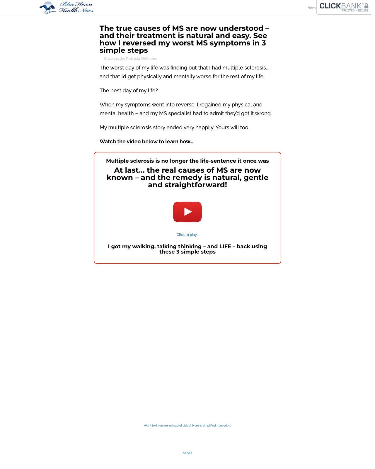 Multiple Sclerosis Remedies review image from Supplement Skeptic