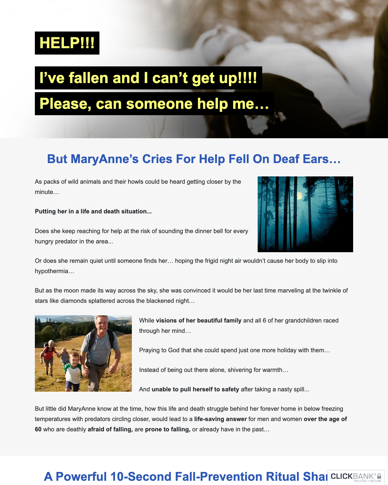 Screenshot of the Neuro-Balance Therapy VSL - Physical Offer with Therapy Tool sales page — open current offer
