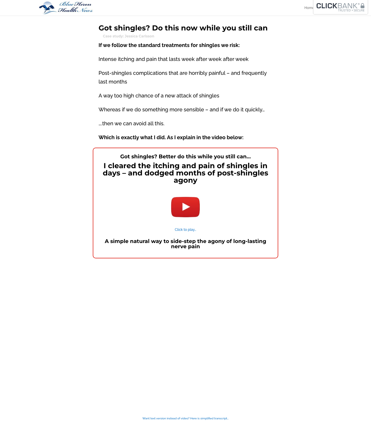 The Shingles Solution Remedies review image from Supplement Skeptic